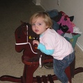 Amelia and her rocking horse